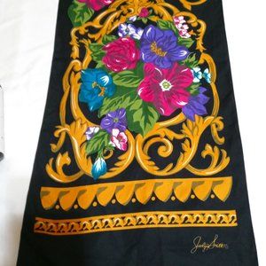 Gorgeous Vintage Jacklynn Smith Floral Scarf